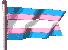 Animated GIF of a trans flag